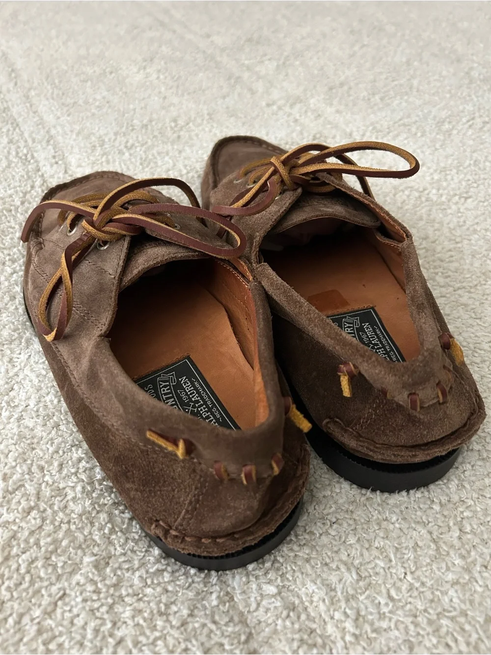 Vintage Ralph Lauren Polo Country Boat Shoes Size 9